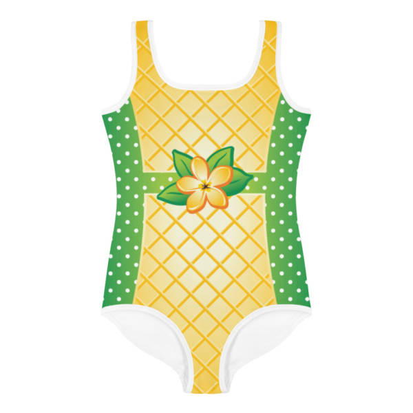 Pineapple one piece swimsuit the light clothing kawaii girls bathing suit