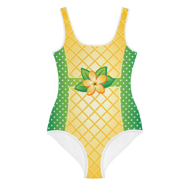 Pineapple one piece swimsuit the light clothing kawaii girls bathing suit