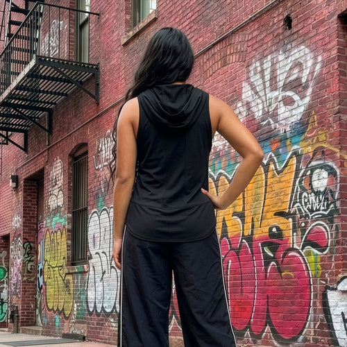 Be Fruitful Black Triad Hoodie Tank