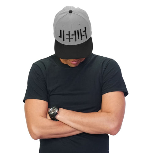 JESUS Hidden in Negative Space Snapback Hat