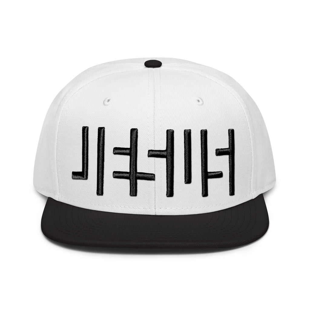 JESUS Hidden in Negative Space Snapback Hat