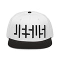 JESUS Hidden in Negative Space Snapback Hat