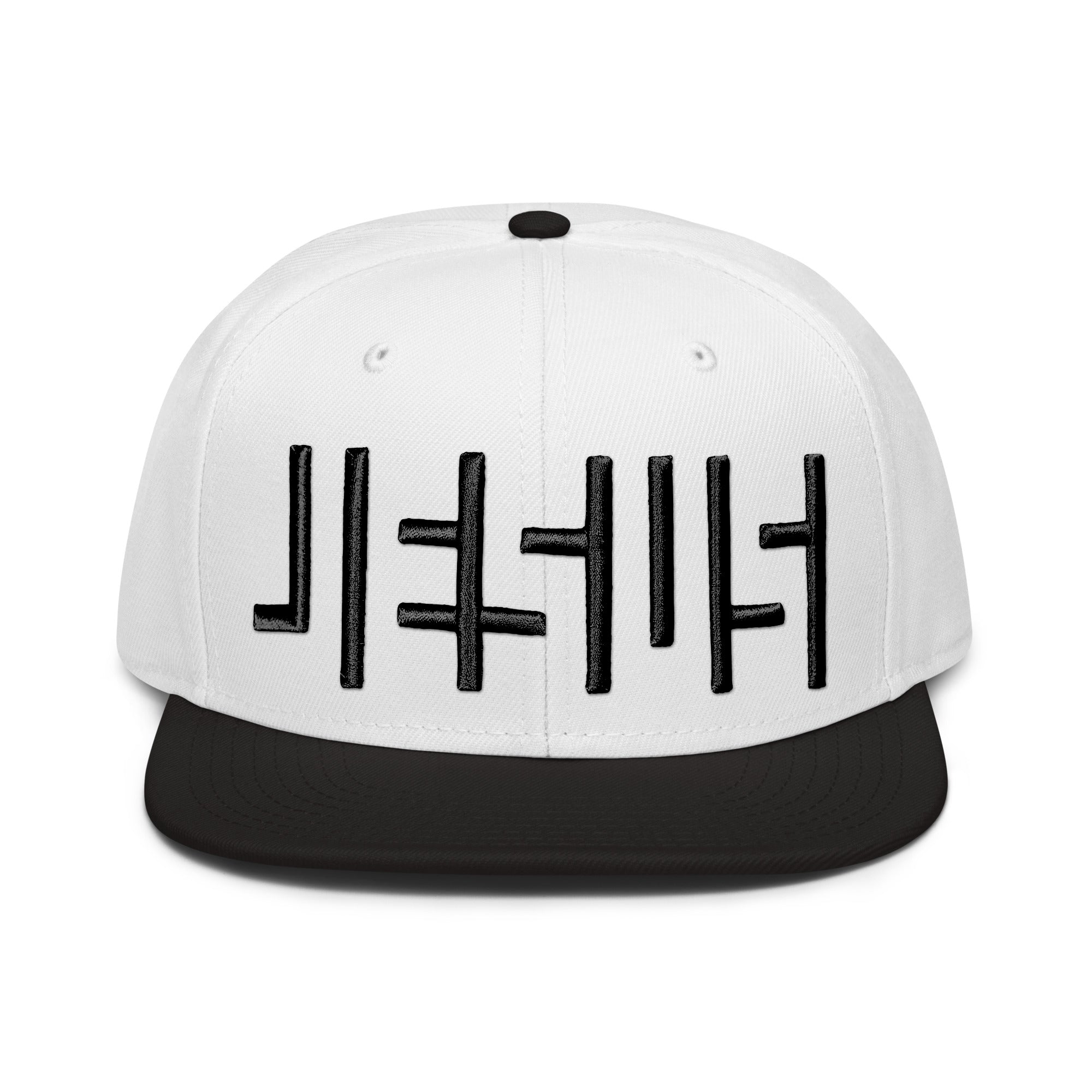 JESUS Hidden in Negative Space Snapback Hat