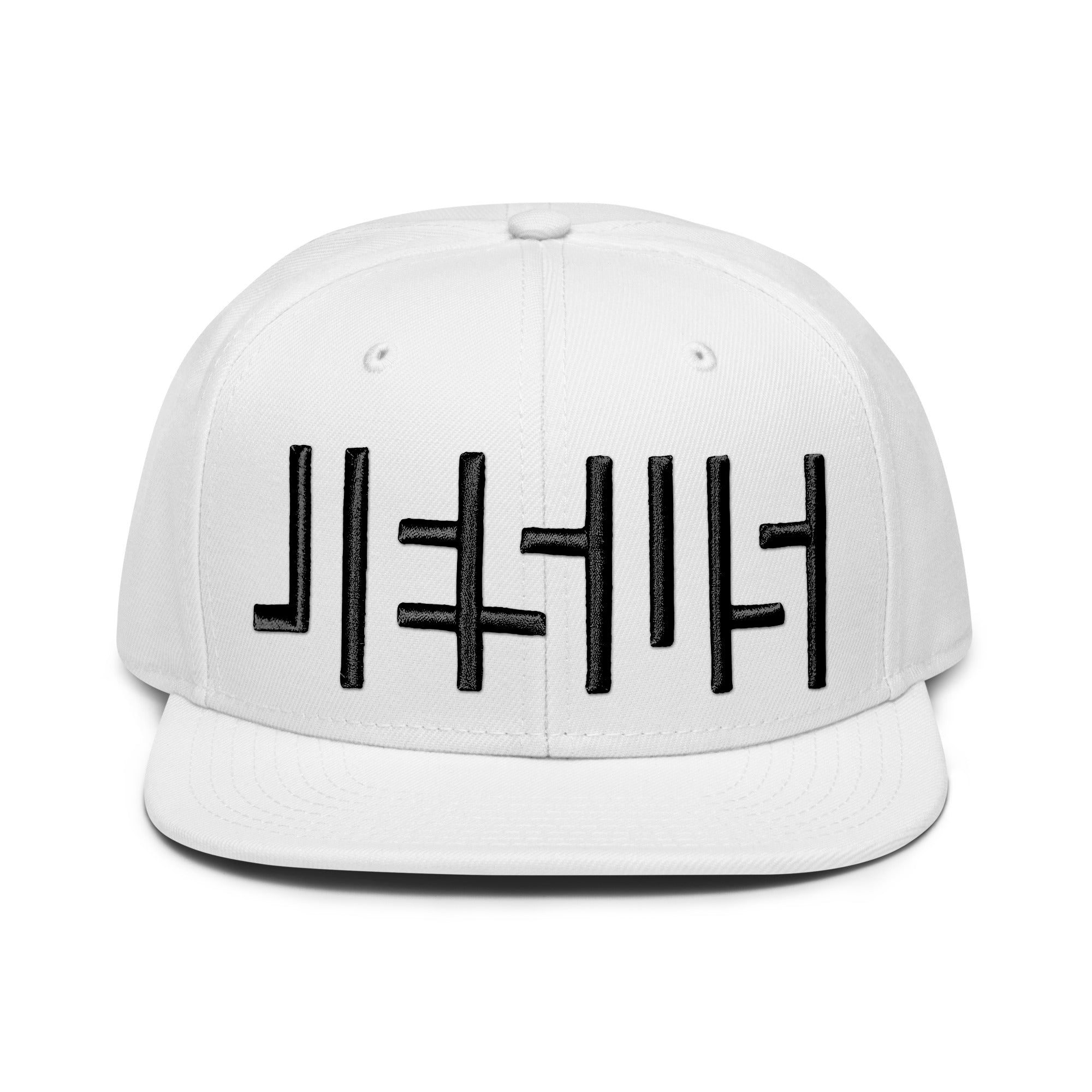JESUS Hidden in Negative Space Snapback Hat